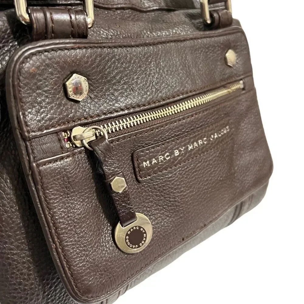 MARC BY MARC JACOBS Brown Leather Shoulder Bag
